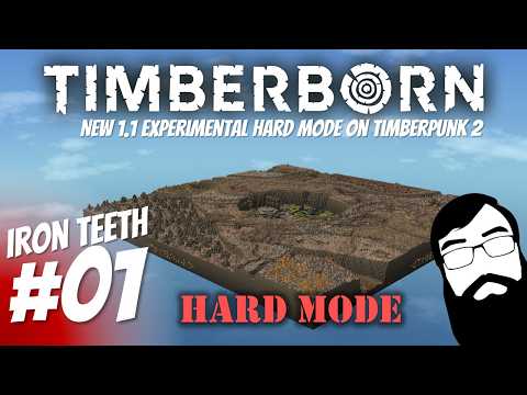 Let's start a new playthrough on TIMBERPUNK 2 in Hard Mode! Timberborn 1.1 Iron Teeth Episode 01
