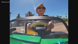 Tempe police replace 4-year-old boy's tractor toy after his was stolen