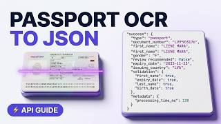 Passport & ID OCR API — Image to JSON in Seconds
