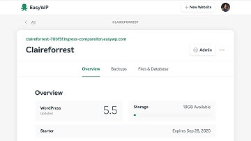 Set up your website in under a minute with EasyWP
