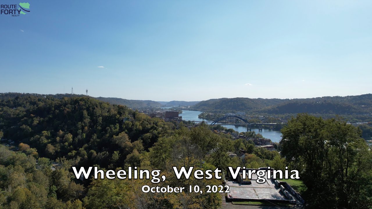 Drone Footage of Wheeling, WV From Mt. Wood to South Wheeling (10102022) YouTube