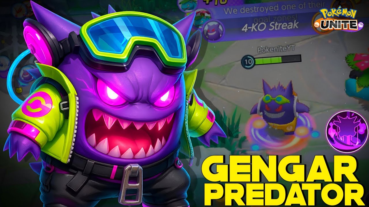 GENGAR BECOMES PREDATOR WITH INFINITE HEXING 😎 | POKEMON UNITE