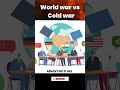 Difference between World war and cord war | #WorldWar #ColdWa #WWI #WWII #USA