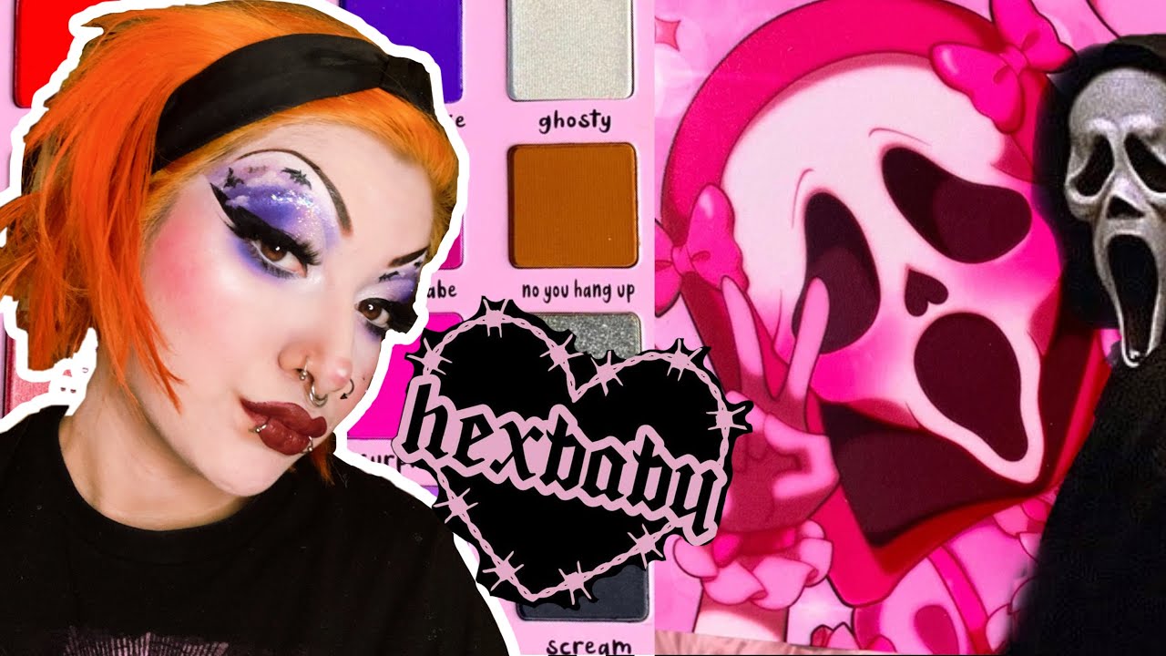 HexBabyBeauty Ghosty Babe Palette Review 💖🔪 First Impressions & Swatches!