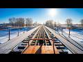 Мотодрезина ТД-5У Пионерка по Каринской УЖД / Railroad Speeder Car TD-5U ride on Karinskaya railway