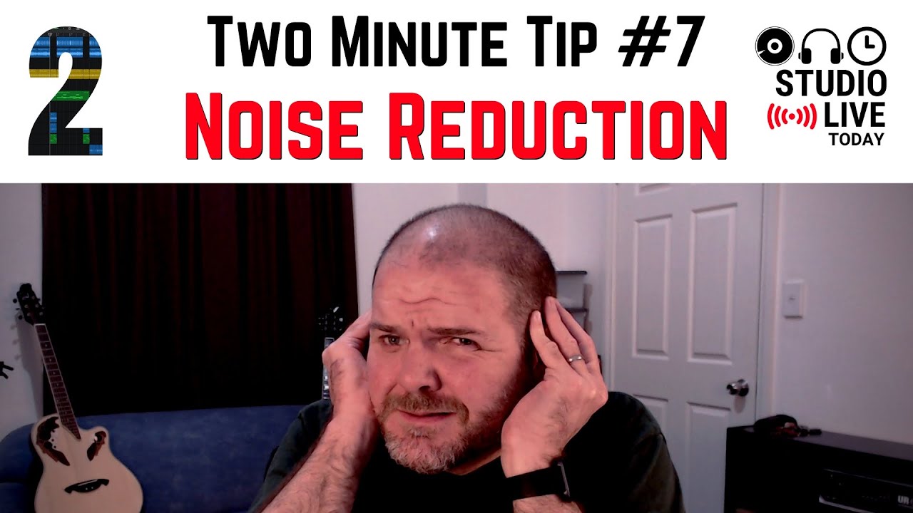 NOISE REDUCTION in home recording? | 2 minute tip #7