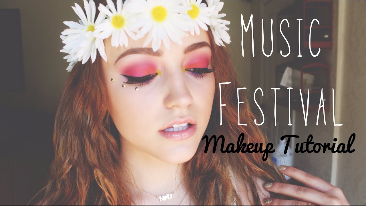 Music Festival Inspired Makeup Tutorial L Collab W Alison Henry
