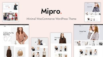 Mipro - Minimal WooCommerce WordPress Theme Free Download