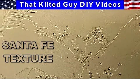 How to Do A Santa Fe, Skip Trowel, Spanish Knockdown, Mediterranean Texture. It's easy