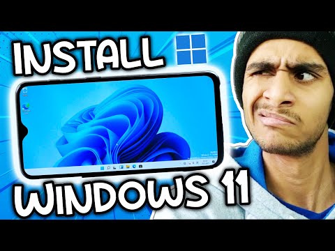 Install Windows 11 on a Smartphone 🔥😱🔥