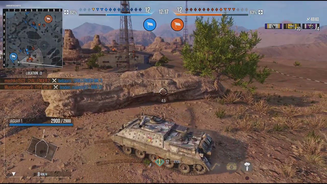 World of Tanks modern armor jaguar BoooooooM