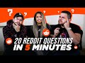 Nadeshot, CouRage, and Valkyrae Answer 20 Burning Reddit Questions in 5 Mins