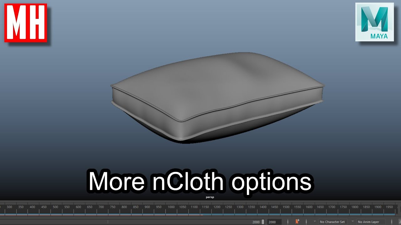 Maya 2025 FX Tutorial : More nCloth options. Let's have some FUN - YouTube