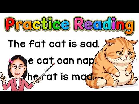 READING DRILL: CVC Sentences for Kindergarten & Grade 1| Phonics Practice |Reading Made Easy! — Reading video cover