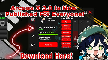 Arceus X 3.0 Is Now Published For Everyone | Download Arceus X 3.0 Here!