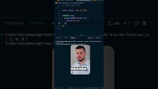 Arrow Functions in JavaScript #programmieren #softwareentwicklung #javascript #informatik