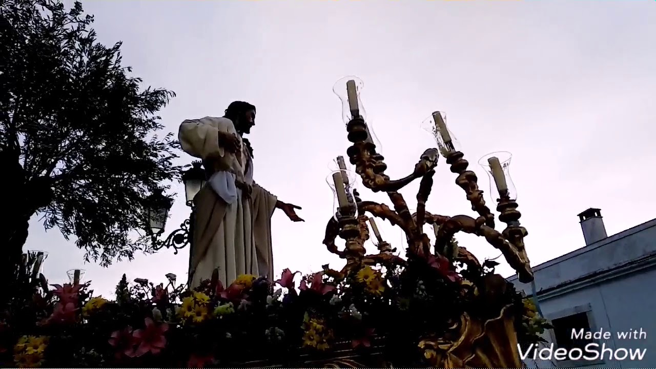 Ntro Padre Jesús de la Victoria en su Resurrección y Ntra Sra de la Paz. Fuente de Cantos 2018
