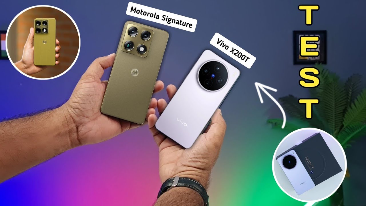 Moto Signature vs vivo X200T in Hindi | Motorola Signature vs vivo X200T Camera Test  | Vivo X200T