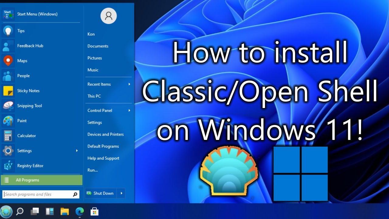 Guide Open Shell Windows 11 Download Install Issue Fixes - Vrogue