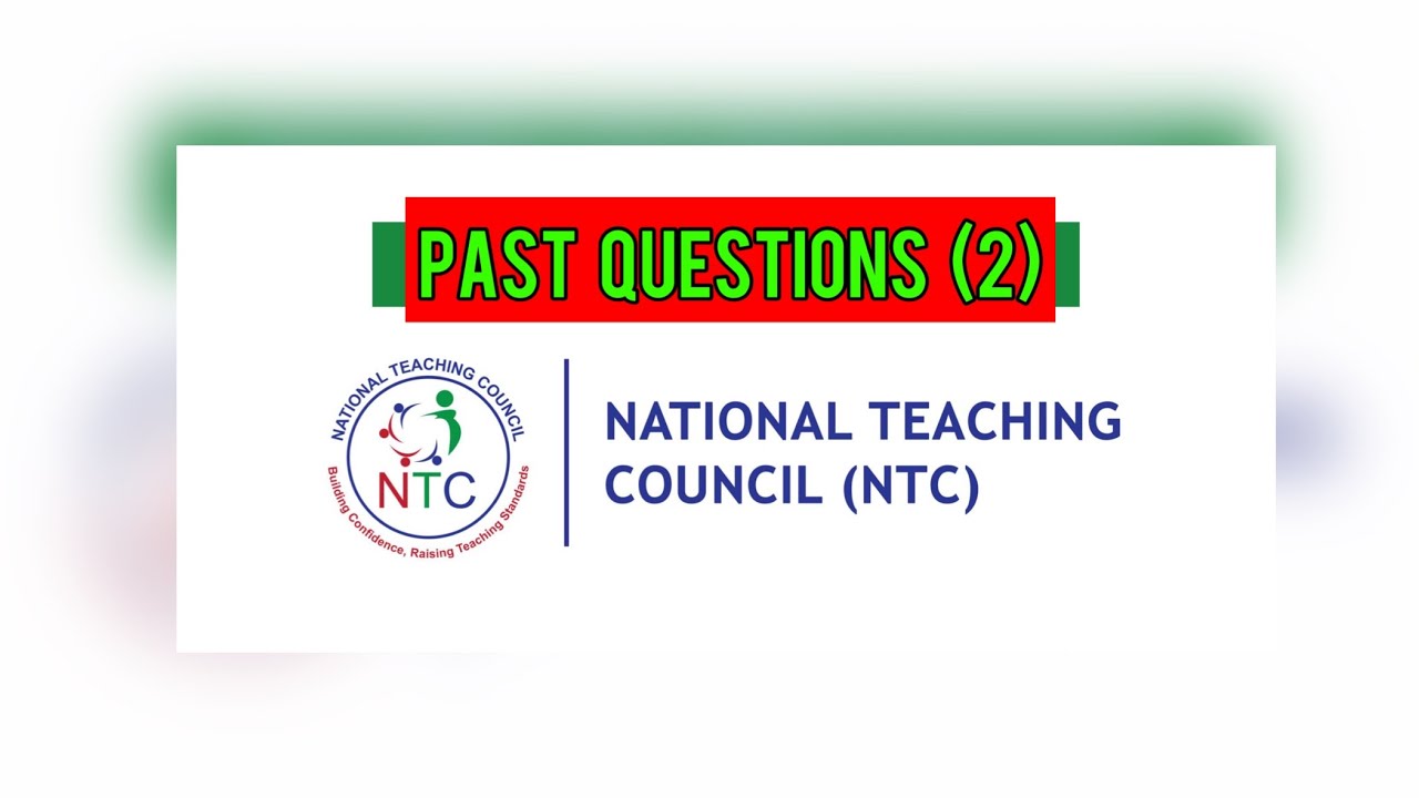Latest NTC pedagogy Past Question(2) - YouTube