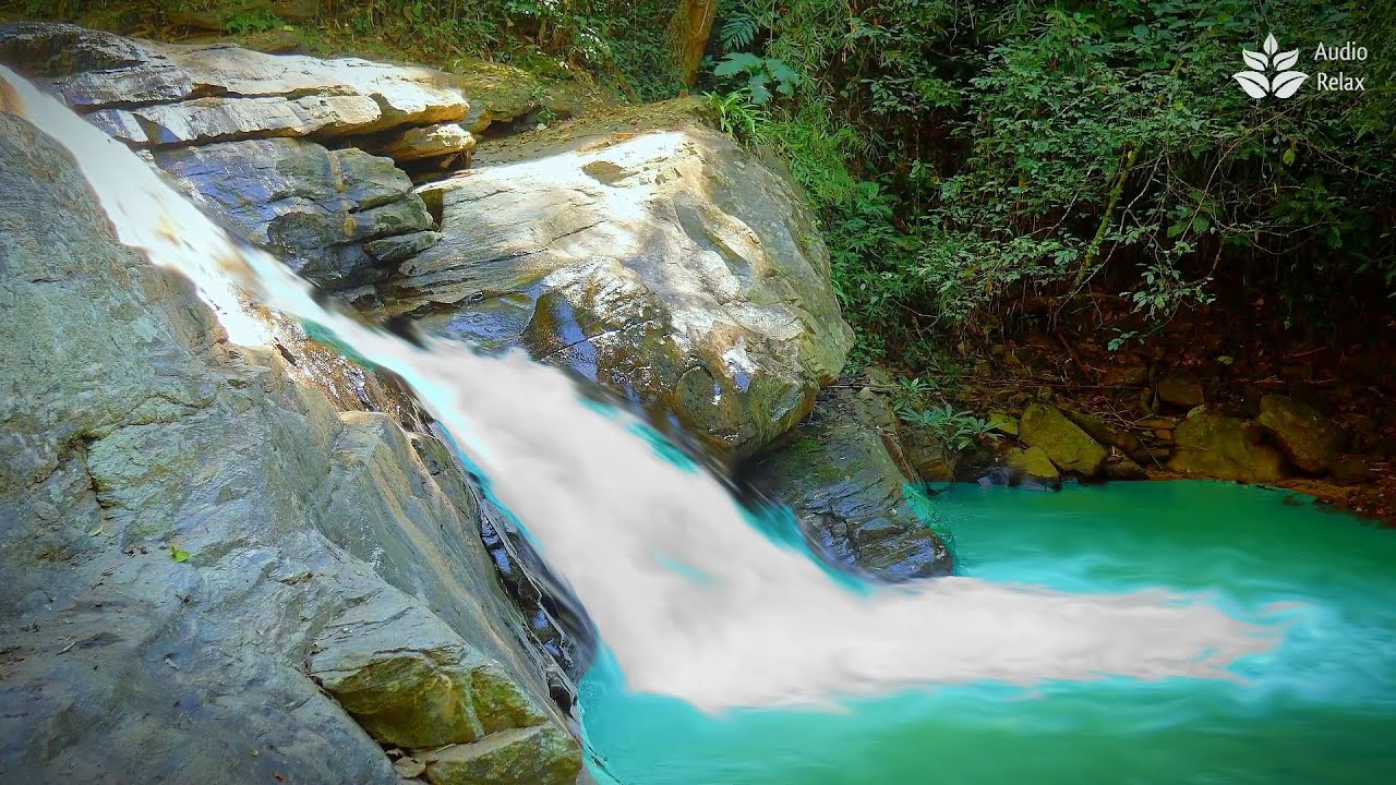 Rushing water stream | water sounds for relax (10 hours for deep sleep ...