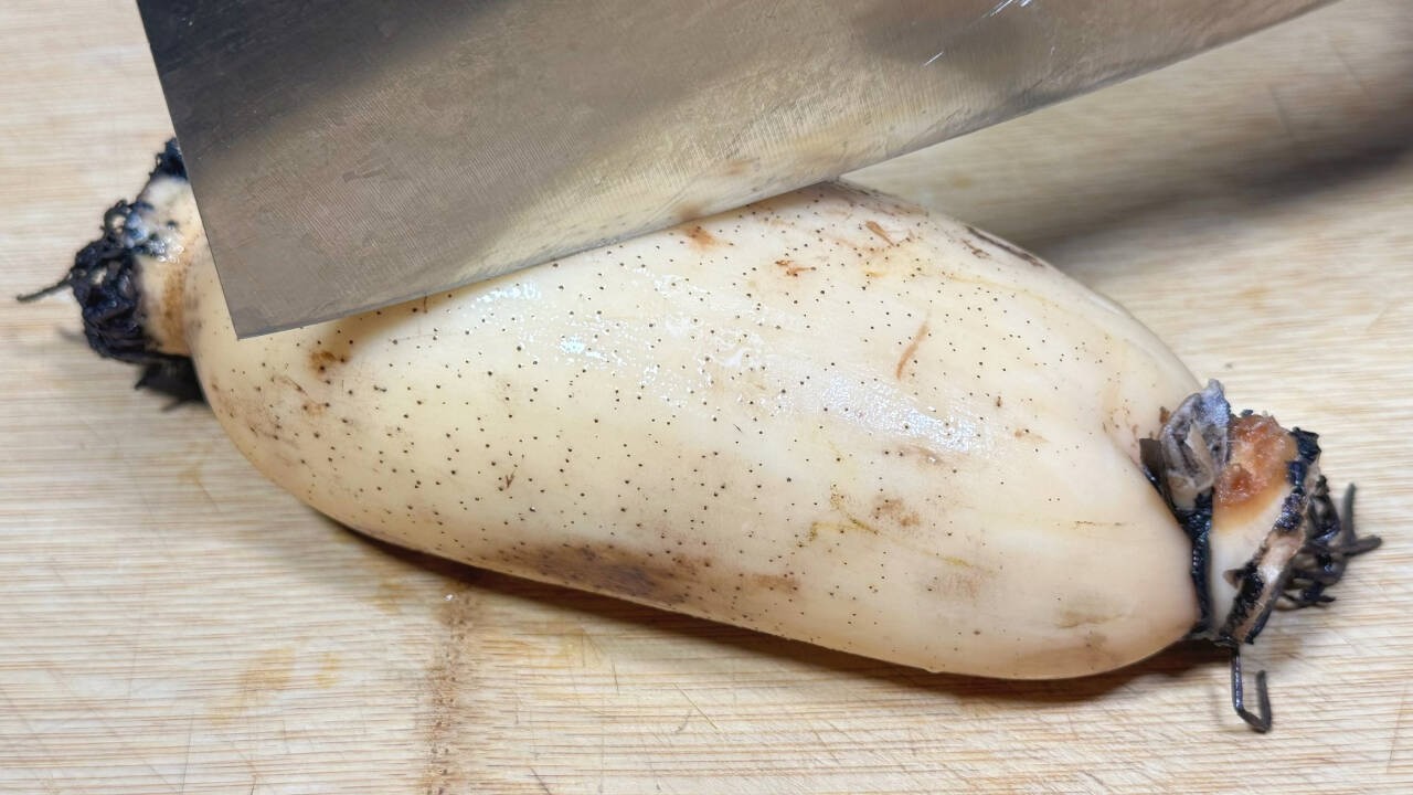 飯店的藕絲原來這樣切！難怪又細又均勻還不斷，一看就學會#like #food #cooking #美食教程