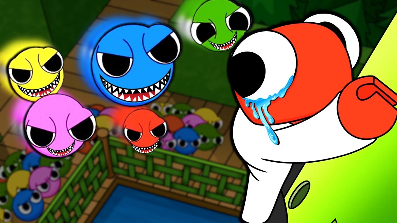 Rainbow Friends Get Turned Into BABIES! Story Animation by GameToons 