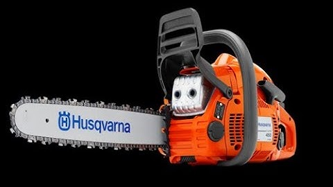 400 Series Chainsaw Starting Procedure, Husqvarna 435, 440, 445, 450 models.
