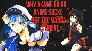 Why The Akame Ga Kill Anime Sucks Compared to the Manga