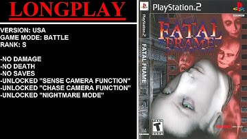 Fatal Frame [USA] (PlayStation 2) - (Longplay | Battle Mode | S Rank)