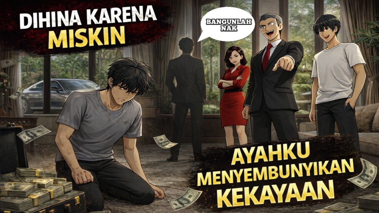 DIBALIK AYAH PURA PURA MISKIN - DIHINA CALON AYAH MERTUA KARENA HIDUP SULIT - DRAMA ANIMASI