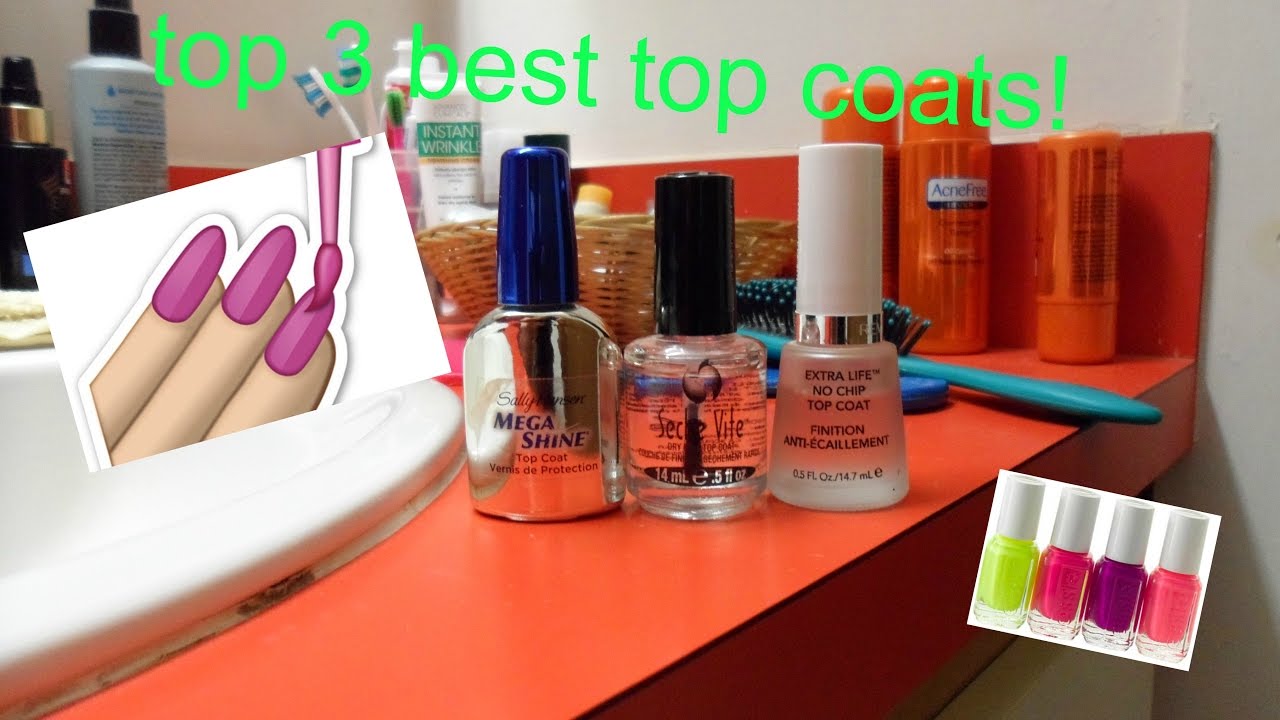 TOP 3 BEST TOP COATS FOR YOUR NAILS! YouTube