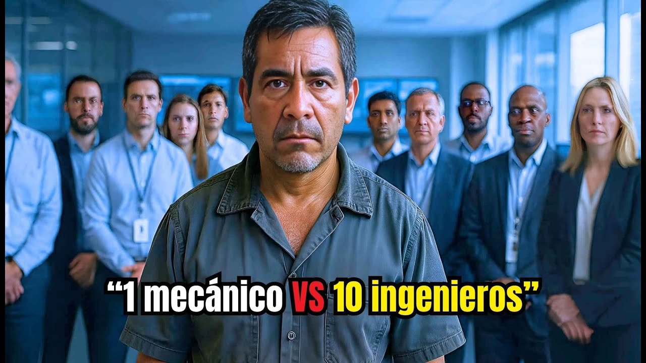1 mecánico VS 10 ingenieros — Nadie imaginaba que el mecánico sería el único en arreglar el motor