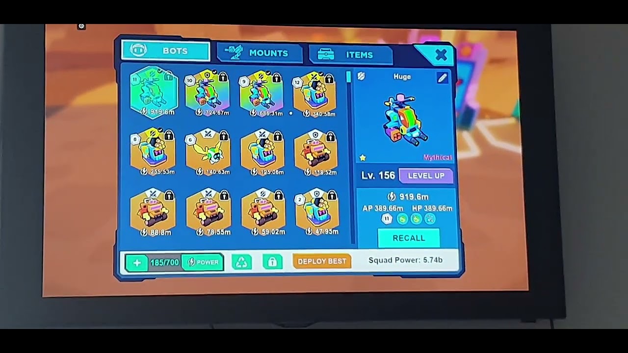 Bot Clash 130 Legendary Apachero's Power Squad 5.74b