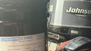 Carbon Bond Liquid Transom Install!!!