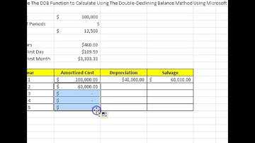 00177 - How To Use The DDB Function to Calculate Using The Double Declining Balance Method Using Mic
