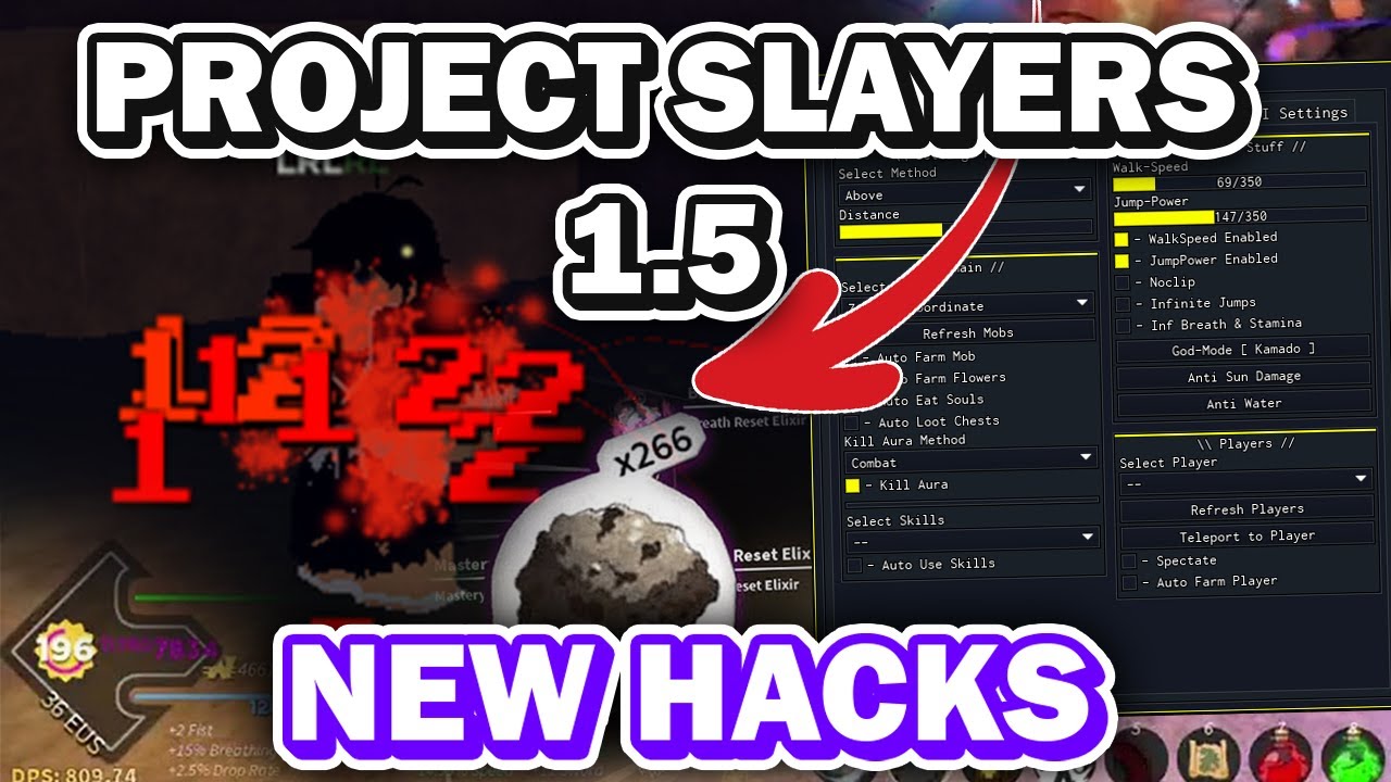 UPDATE 1* PROJECT SLAYERS HACK 🔥 BEST AUTO FARM GUI, MONEY FARM