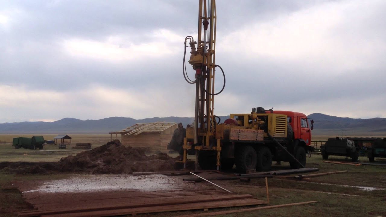 Буровые работы - YouTube