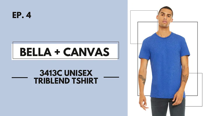 Bella+Canvas 3413C Unisex Triblend T-shirt | BlankClothing.ca