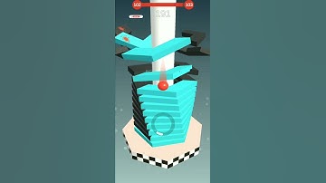 Stack Ball 🏀 3D play Android/iOS. Level 102. Play Games. #shorts