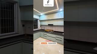 Stunning 2 BHK Interior Design Reveal 😍 #shorts modern apartment tour, modern 2bhk interior,