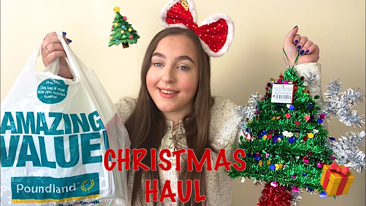POUNDLAND CHRISTMAS HAUL 🎄 YouTube