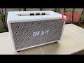 diy bluetooth speaker  2.1 amplifier ลำโพงบลูทูธทำเอง แบบมาแชล เบสหนัก