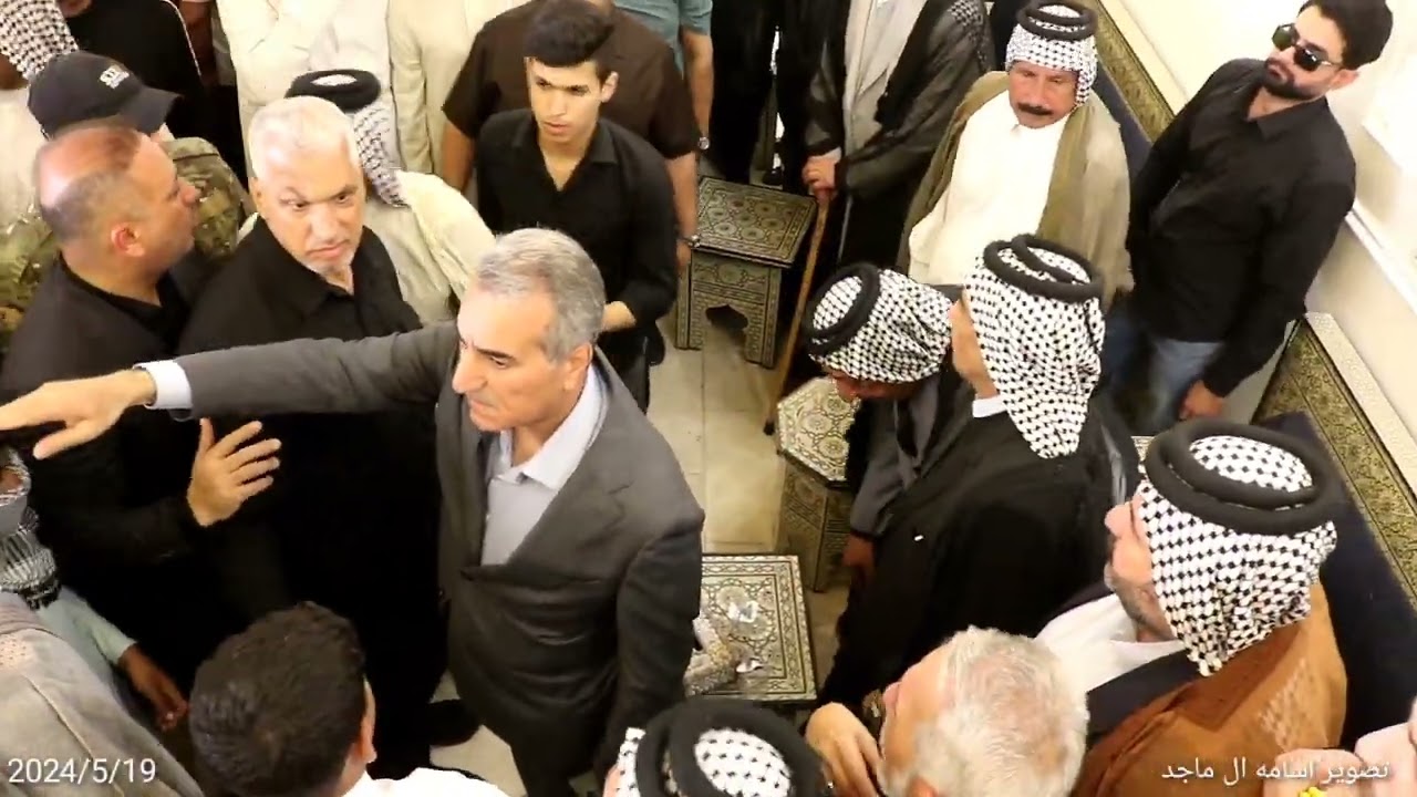 اكبر تشييع ، امير امارة بني حسن ،الامير مثنى ال حاتم ال حسن ،