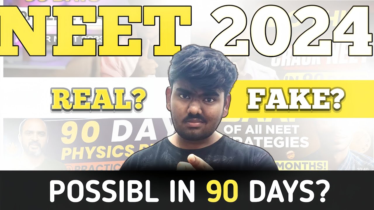 CAN I CRACK NEET IN 3 MONTHS || NEET 2024 - YouTube