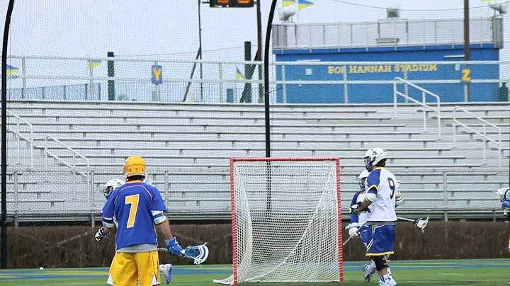 MLAX: Hofstra's Dylan Alderman Shooting at Delawar...