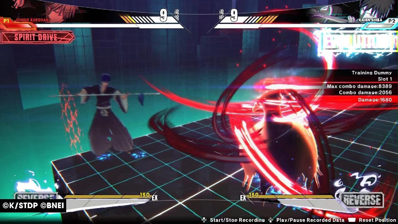 BLEACH RoS: Ichigo Combo Corner Loop Sample