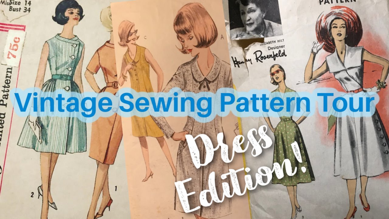 Vintage Sewing Pattern Tour - Dress Edition - Great Vintage
