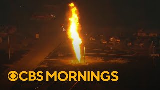 Natural gas pipeline explodes in Houston suburbs