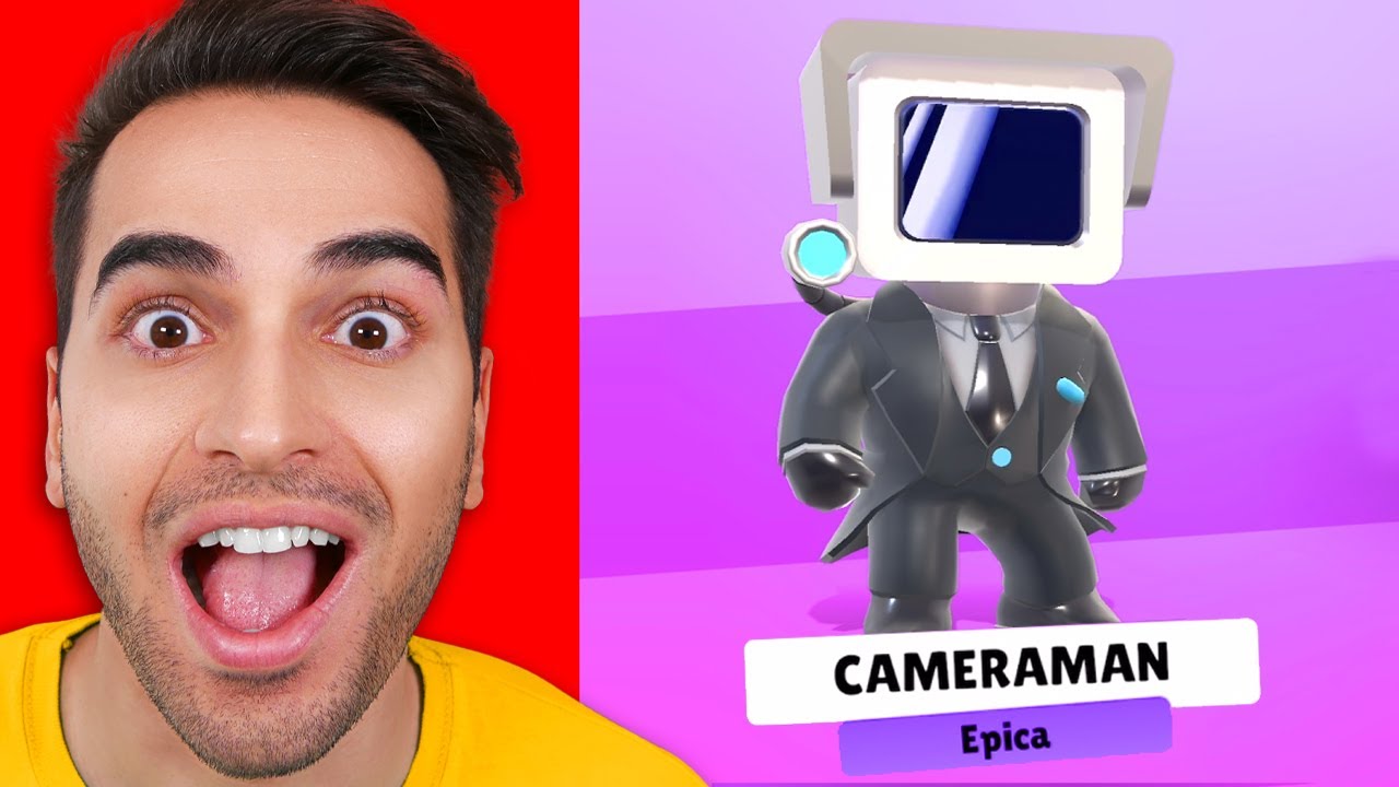 LA NUOVA SKIN DEL CAMERAMAN SU STUMBLE GUYS!!